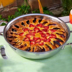 Le Creuset 3-Ply Stainless Steel Shallow Casserole - 24cm