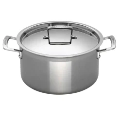 Le Creuset 3-Ply Stainless Steel Deep Casserole - 24cm