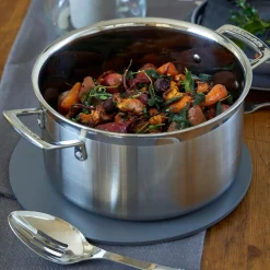 Le Creuset 3-Ply Stainless Steel Deep Casserole - 24cm
