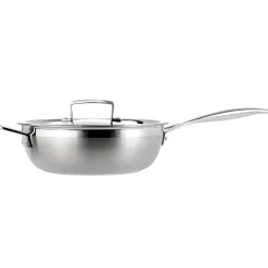 Le Creuset 3-Ply Stainless Steel Non-Stick Chefs Pan - 24cm