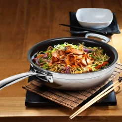 Le Creuset 3-Ply Stainless Steel Non-Stick Frying Pan With Helper Handle - 30cm