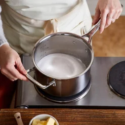 Le Creuset 3-Ply Stainless Steel Saucepan - 16cm