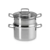 Le Creuset 3-Ply Stainless Steel Casserole with Steamer - 20cm
