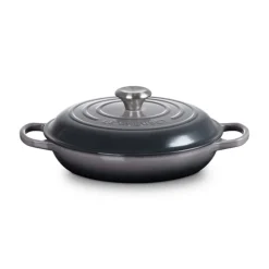 Le Creuset Signature Cast Iron 26cm Shallow Casserole - Flint
