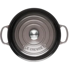 Le Creuset Signature Cast Iron 26cm Shallow Casserole - Flint