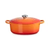 Le Creuset Signature Cast Iron 27cm Oval Casserole - Volcanic