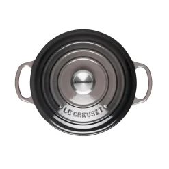 Le Creuset Signature Cast Iron 24cm Round Casserole - Flint