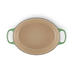 Le Creuset Signature Cast Iron 29cm Oval Casserole - Bamboo Green