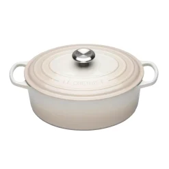 Le Creuset Signature Cast Iron 29cm Oval Casserole - Meringue
