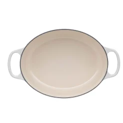 Le Creuset Signature Cast Iron 29cm Oval Casserole - Meringue