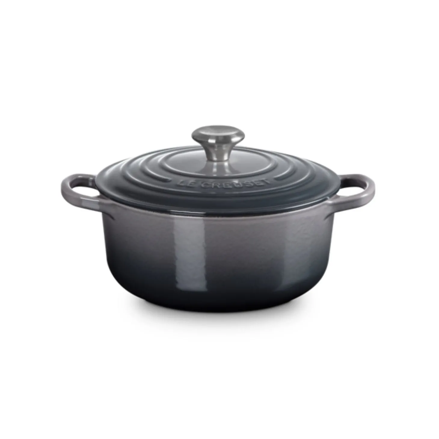 Le Creuset Signature Cast Iron 20cm Round Casserole - Flint