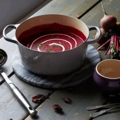 Le Creuset Signature Cast Iron 20cm Round Casserole - Flint