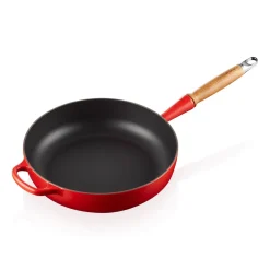 Le Creuset Signature Cast Iron 28cm Saute Pan - Cerise