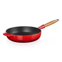 Le Creuset Signature Cast Iron 28cm Saute Pan - Cerise