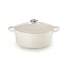 Le Creuset Signature Cast Iron 26cm Round Casserole - Meringue
