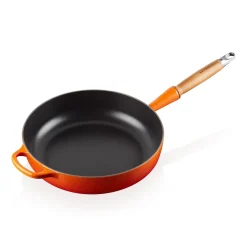 Le Creuset Signature Cast Iron 28cm Saute Pan - Volcanic
