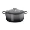 Le Creuset Signature Cast Iron 28cm Round Casserole - Flint