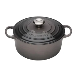 Le Creuset Signature Cast Iron 28cm Round Casserole - Flint