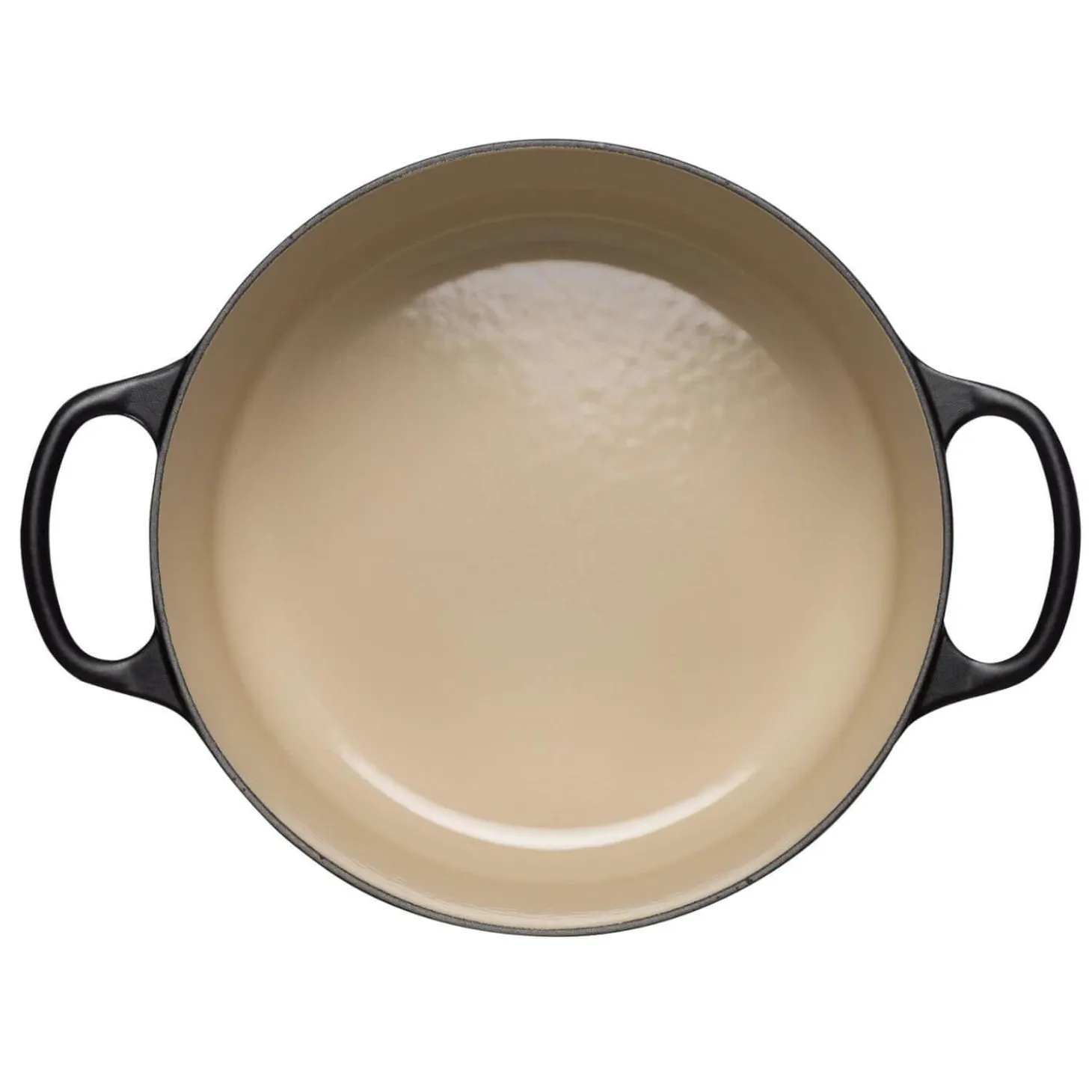 Le Creuset Signature Cast Iron 24cm Round Casserole - Satin Black