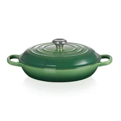 Le Creuset Signature Cast Iron 30cm Shallow Casserole  - Bamboo Green