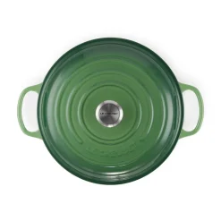 Le Creuset Signature Cast Iron 30cm Shallow Casserole  - Bamboo Green