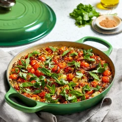 Le Creuset Signature Cast Iron 30cm Shallow Casserole  - Bamboo Green