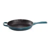 Le Creuset Signature Cast Iron 23cm Round Skillet - Deep Teal
