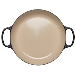 Le Creuset Signature Cast Iron 30cm Shallow Casserole - Satin Black