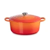 Le Creuset Signature Cast Iron 30cm Round Casserole - Volcanic