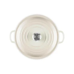Le Creuset Signature Cast Iron 22cm Shallow Casserole - Meringue