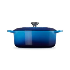Le Creuset Signature Cast Iron 29cm Oval Casserole - Azure