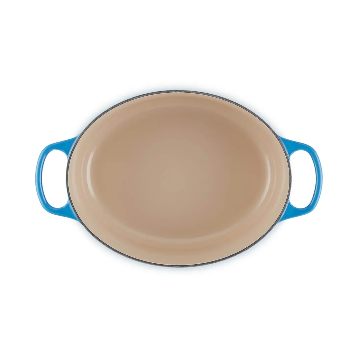 Le Creuset Signature Cast Iron 29cm Oval Casserole - Azure