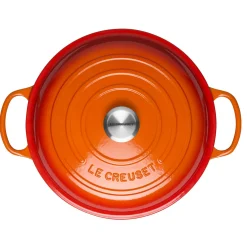 Le Creuset Signature Cast Iron 26cm Shallow Casserole - Volcanic