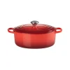 Le Creuset Signature Cast Iron 27cm Oval Casserole - Cerise