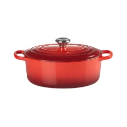 Le Creuset Signature Cast Iron 27cm Oval Casserole - Cerise