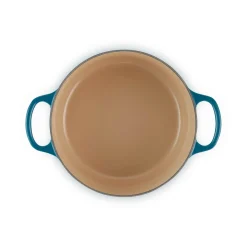 Le Creuset Signature Cast Iron 26cm Round Casserole - Deep Teal