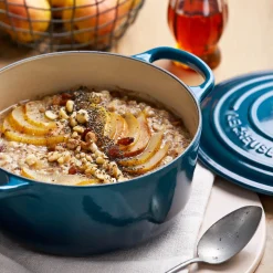 Le Creuset Signature Cast Iron 26cm Round Casserole - Deep Teal