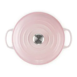 Le Creuset Signature Cast Iron 30cm Shallow Casserole - Shell Pink