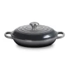 Le Creuset Signature Cast Iron 30cm Shallow Casserole - Flint