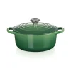 Le Creuset Signature Cast Iron 24cm Round Casserole  - Bamboo Green