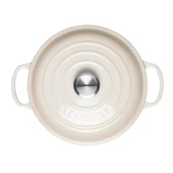 Le Creuset Signature Cast Iron 26cm Shallow Casserole - Meringue