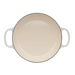 Le Creuset Signature Cast Iron 26cm Shallow Casserole - Meringue