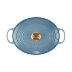 Le Creuset Signature Cast Iron 29cm Oval Casserole - Chambray