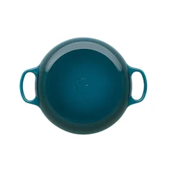 Le Creuset Signature Cast Iron 30cm Shallow Casserole - Deep Teal