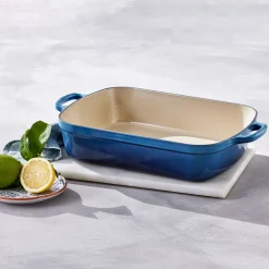 Le Creuset Signature Cast Iron 33cm Roaster - Azure