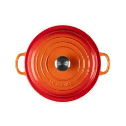 Le Creuset Signature Cast Iron 22cm Shallow Casserole - Volcanic