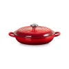 Le Creuset Signature Cast Iron 22cm Shallow Casserole - Cerise