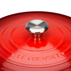 Le Creuset Signature Cast Iron 22cm Round Casserole - Cerise