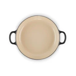 Le Creuset Signature Cast Iron 22cm Shallow Casserole - Satin Black