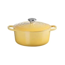Le Creuset Signature Cast Iron 22cm Round Casserole - Camomille